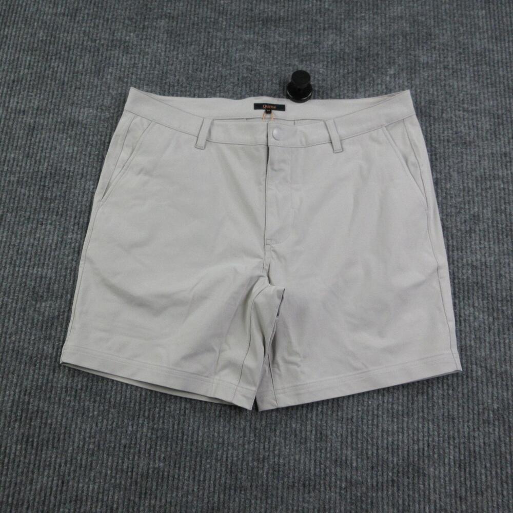 Quince Shorts Mens 34 Gray ProTech Golf Athletic Microfiber Pockets 35x7* NWT